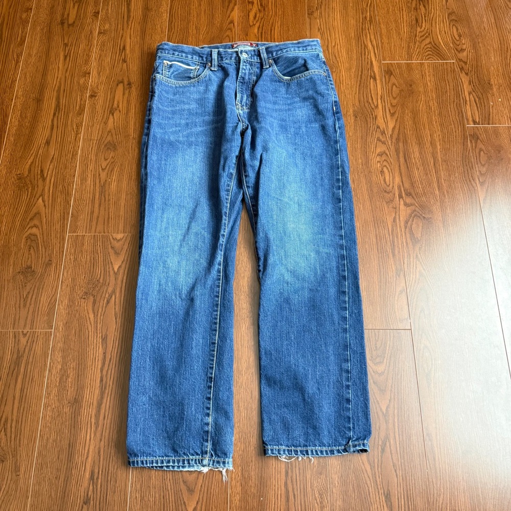 Lucky Brand Lucky Legend 223 Straight Leg Jeans Mens 34x30 Medium Wash Blue